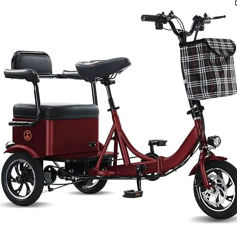 Elektrofahrrad ist mit Doppelscheibenbremsen