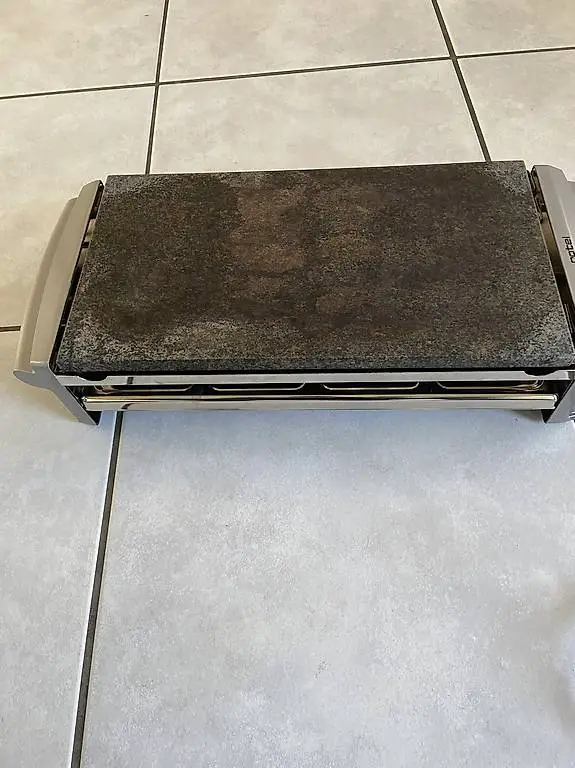 Raclette Grill mit Steingrillplatte für 8 Personen