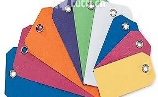 farbige Geschenkanhänger 21 Stück