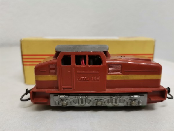 WESA Diesellok Rotbraun, mit Schachtel
