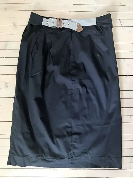 Eleganter Bleistiftrock mir Gürtel Baumwolle hochwertig