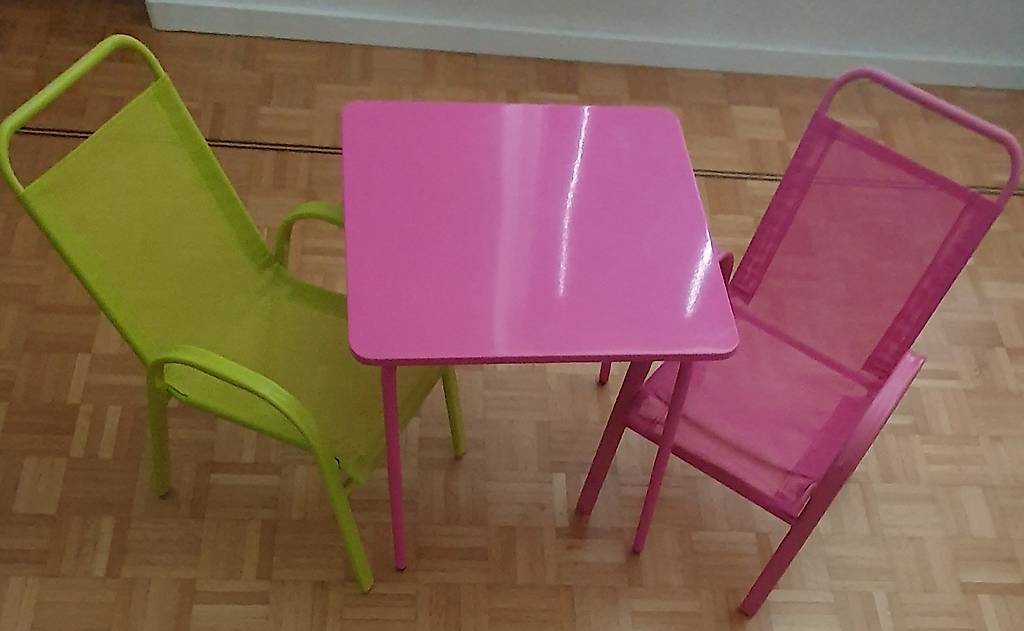 Kinder Tisch, Stühle&Elsa Bild Set