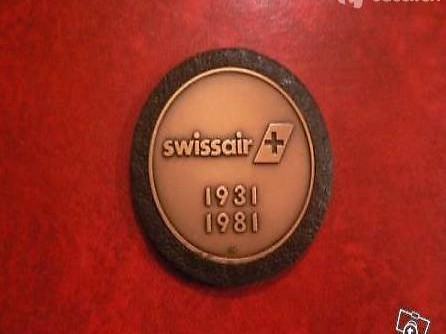 Swissair Jubiläums-Medaille 1931-1981
