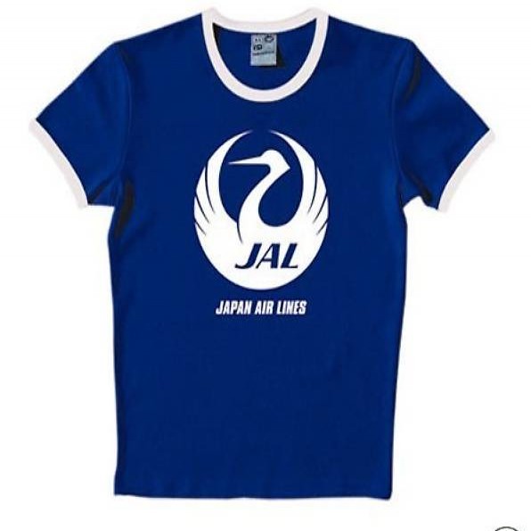 Logo Shirt T-Shirt Damen Japan air lines