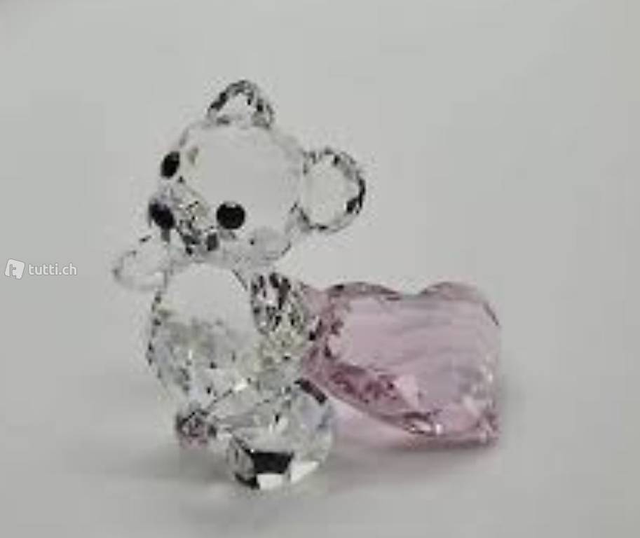 Swarovski Bär Kris mit rosa Herz