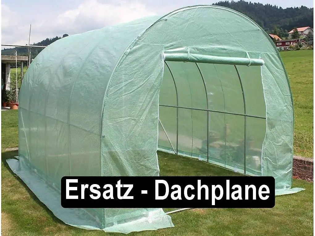 Dachplane mit Lüftungsfenster zu Treibhaus 2x3m, 180gr./m2 P