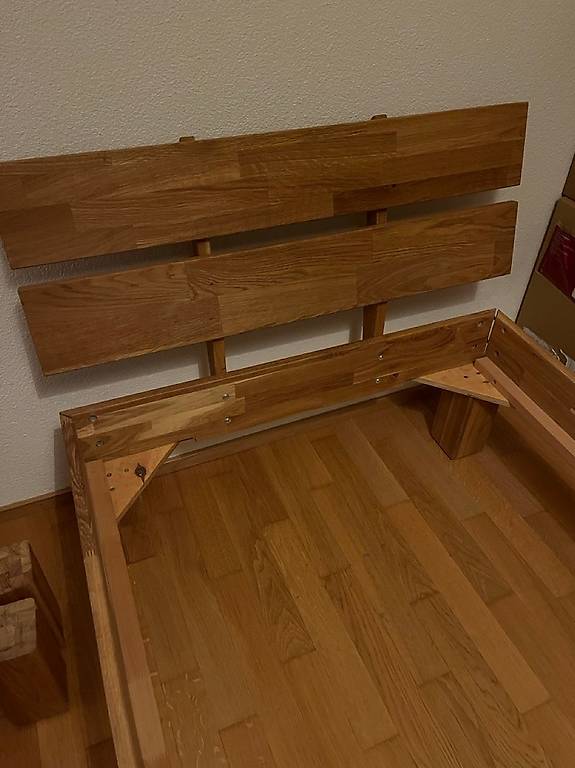 Massivholzbett AresWOOD II 90x200 (neuwertig)