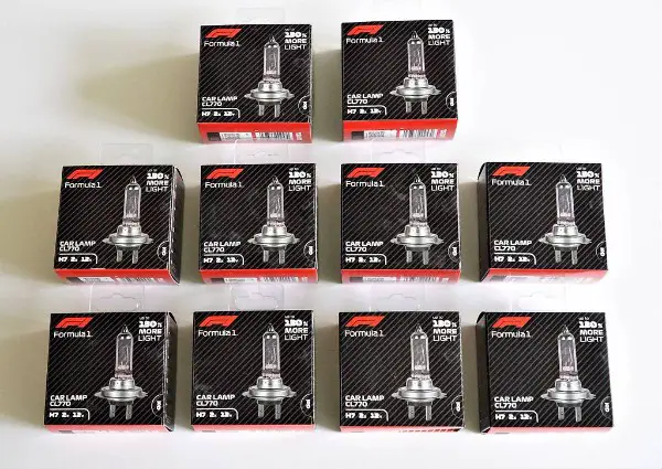 Scheinwerferlampen Formula 1®Halogen CLL470 H 4 20 Stück