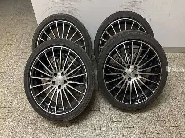  4x ACE Venetian Felgen inkl. Reifen- 215/40 R17 83V- Sommer