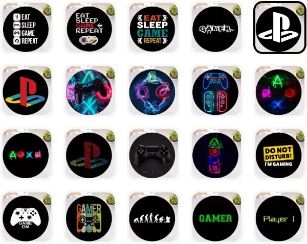 Playstation Teppich Rund Fussmatte