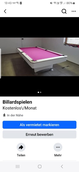 Billardspielen