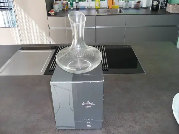 DECANTER aus kristallglas