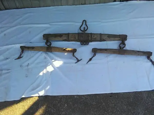 Drei teilige Pferde Waag ( Waagschitt )