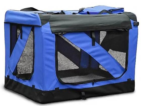 Hundebox faltbar XXXL blau