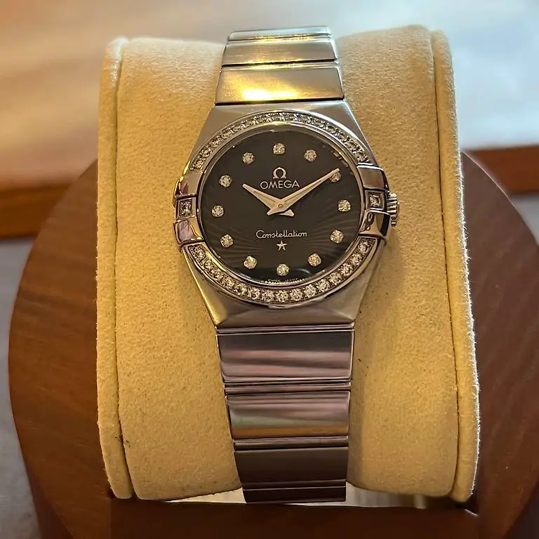 Omega Constellation Index Bezel Diamants 123.15.27.60.51.001