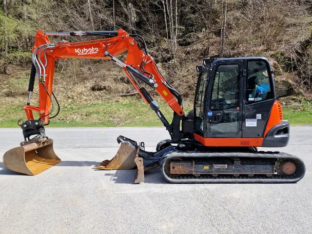 kubota, kx080-4@2, bagger