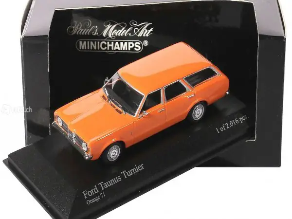 1:43 Minichamps - Ford Taunus Turnier 1973 - orange