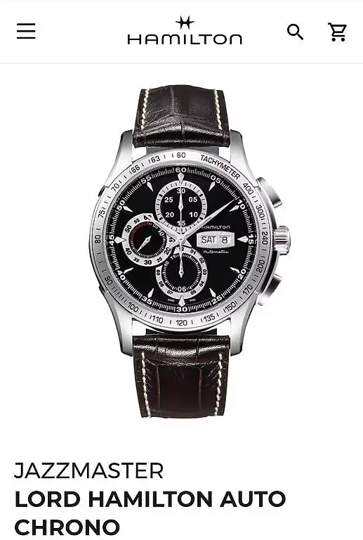 Hamilton, Jazzmaster Lord Hamilton, Automatik 46mm