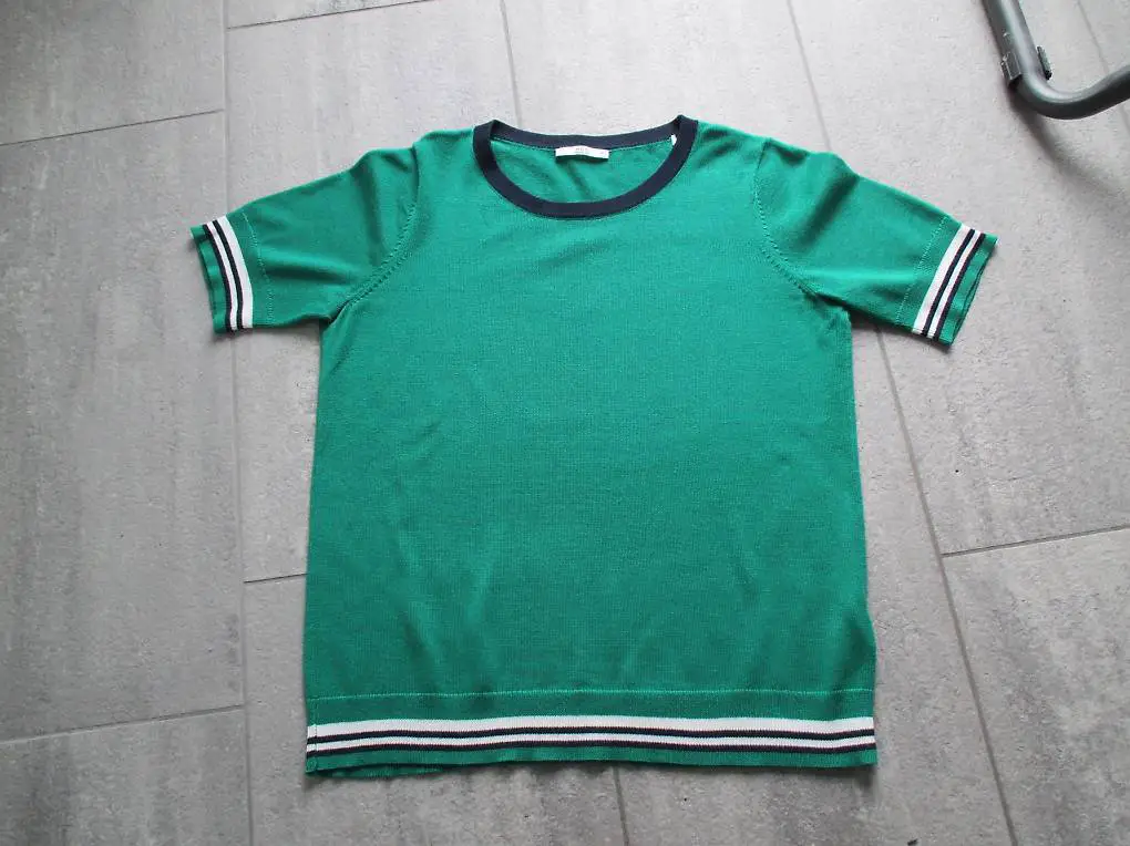 Pullover, Kurzarm, grasgrün, Gr. M, Marke edc