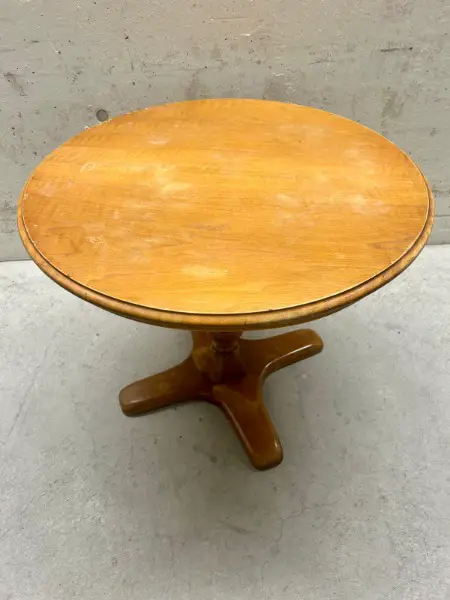 Runder Holz Tisch/Beistelltisch Vintage massiv