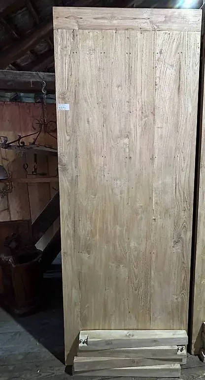 Teak Altholz Tisch 240 x 90 cm Esstisch, Beine abnehmbar