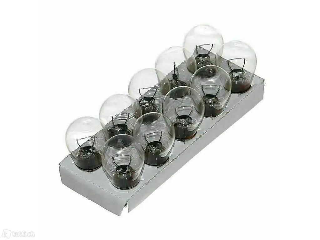  10x tecpo 12v 21w kugellampe ba15s p21w bremslicht rücklicht