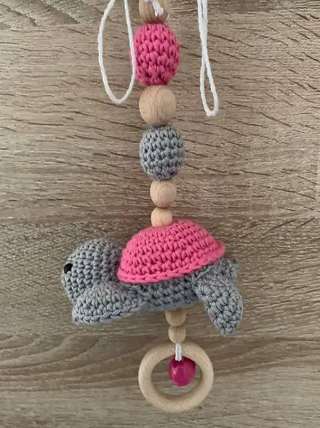 Maxi-Cosi-Anhänger Schildkröte pink