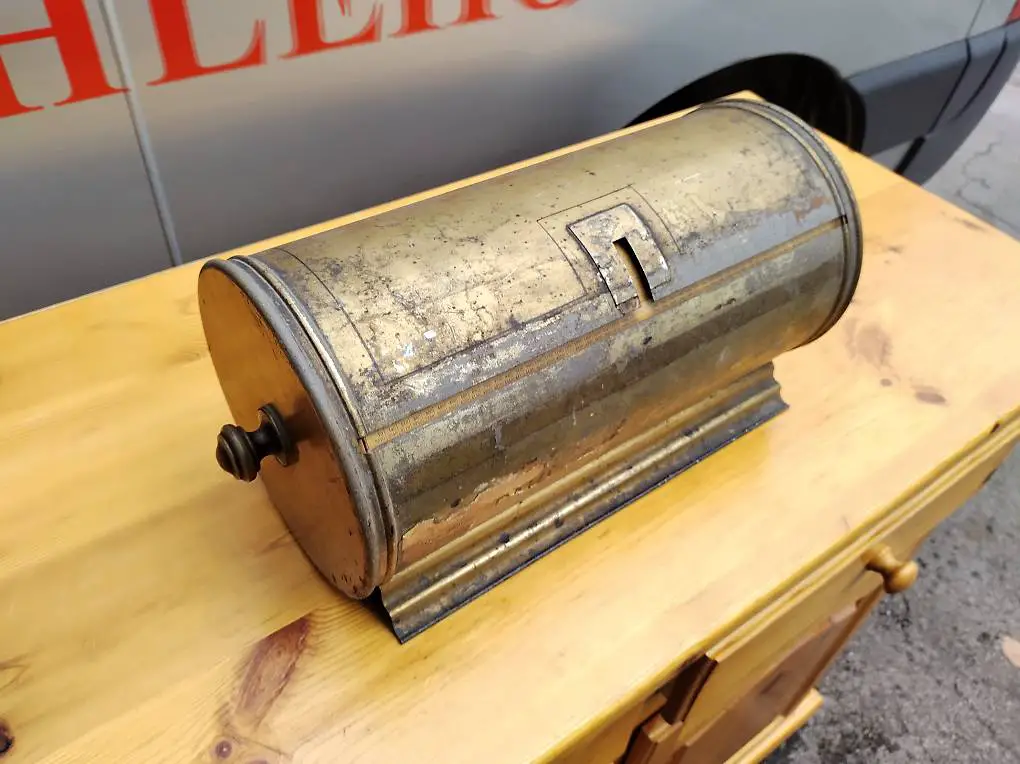 Rechenapparat ZEUS um 1900 Zylinderförmiges Rechengerät