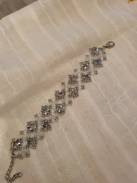 Handgemachte armkette aus glasperlen