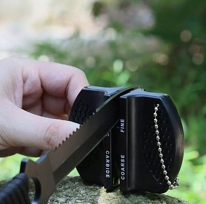 Portofrei 2x Schärfer Wolframstahl Küchenmesser Schleifstein