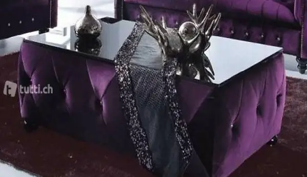  CHESTERFIELD COUCHTISCH TISCH KLEOPATRA