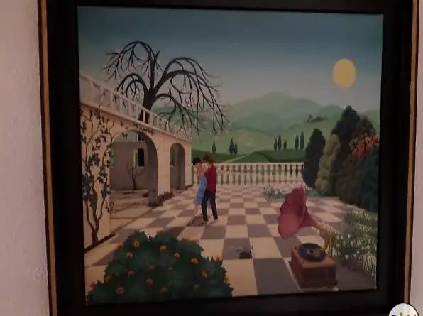 Peinture naïve m. b. jouanneaud 1987 Genève Lausanne Berne