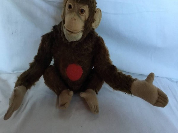  Alter Steiff Musik Schimpanse 1951