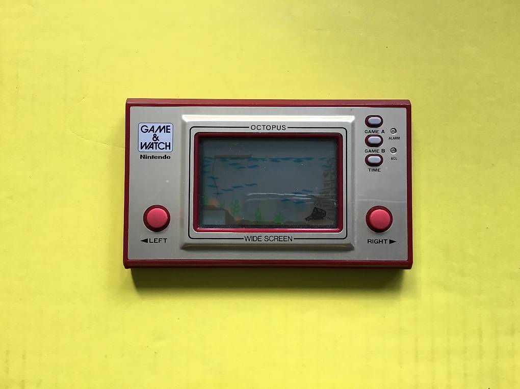 nintendo game&watch octopus von 1981