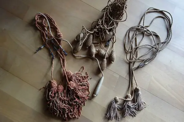 Quasten, Vorhangkordel, Kordel, Troddeln