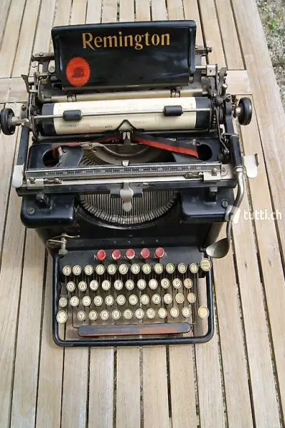 Antike Remington Schreibmaschine