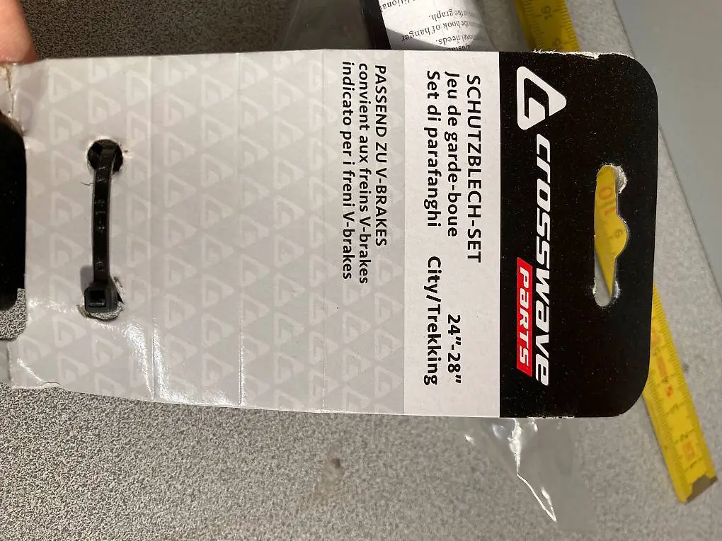 Fahrradschutzblech hinten - 28 zoll