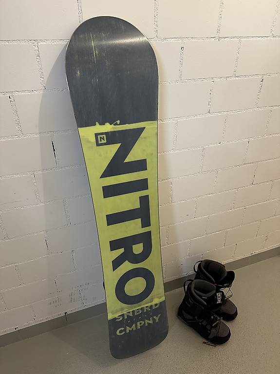 Snowboard 159 wide + Snowboard Schuhe 44/45