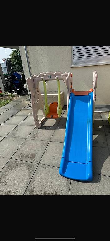 rutsche mit schaukel