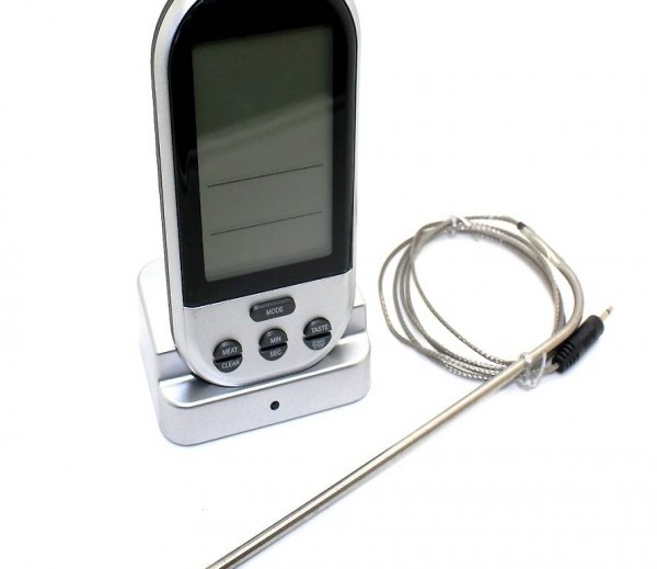  Digital Grillcomputer mit Timer, Thermometer und Garstufe