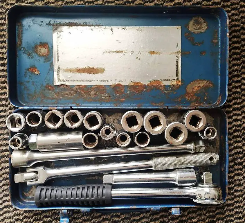 Steckschlüssel-Satz 20 Teilig inkl. Knarren Kasten