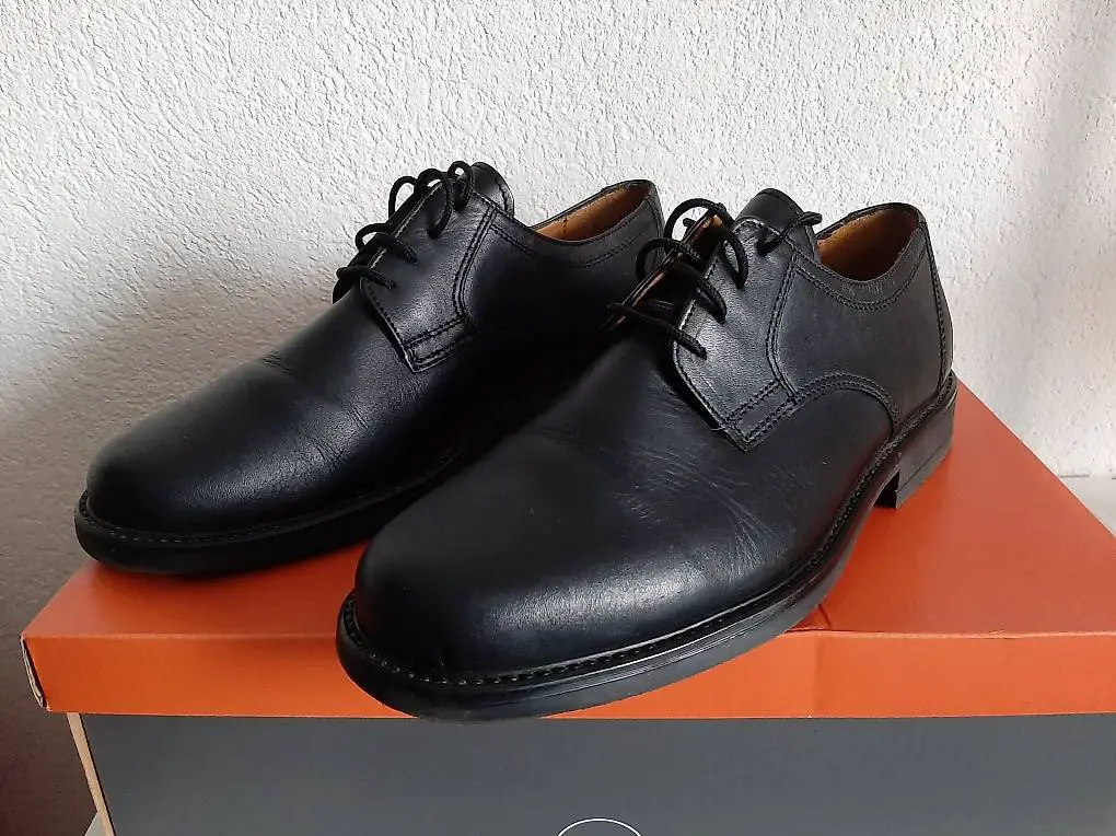 Lederschuhe Gr. 39 1/2 Fretz men schwarz