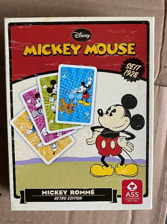 Disney Mickey Rommé (Kartenspiel) , Retro Edition