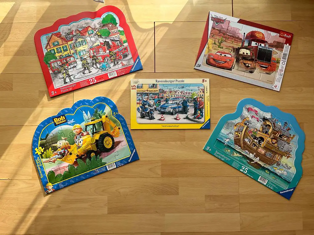 5 Kinderpuzzle - Ravensburger / Disney - ab 3+