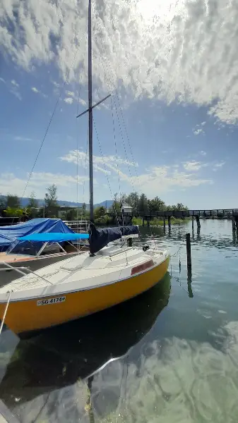 Segelboot mieten Zürichsee, prüfungsfrei.