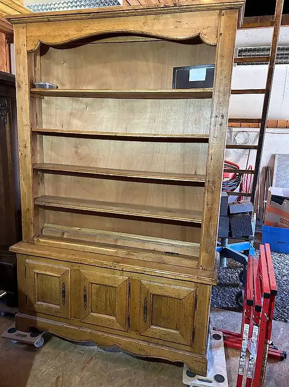 Eichen Regal Französisch, 3 Türen, H230, T45, B150 cm