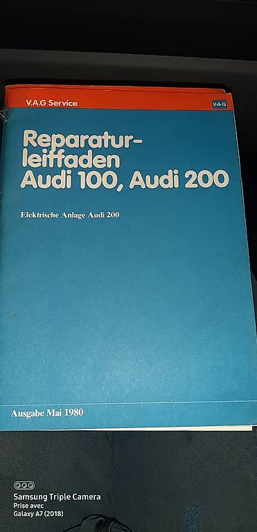 Audi 100 C2 Reparatur Leitfaden Elektrische anlage