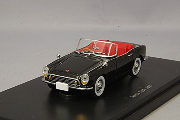NEU: Honda S500 1963-1964 RHD schwarz 1:43 von Ebbro