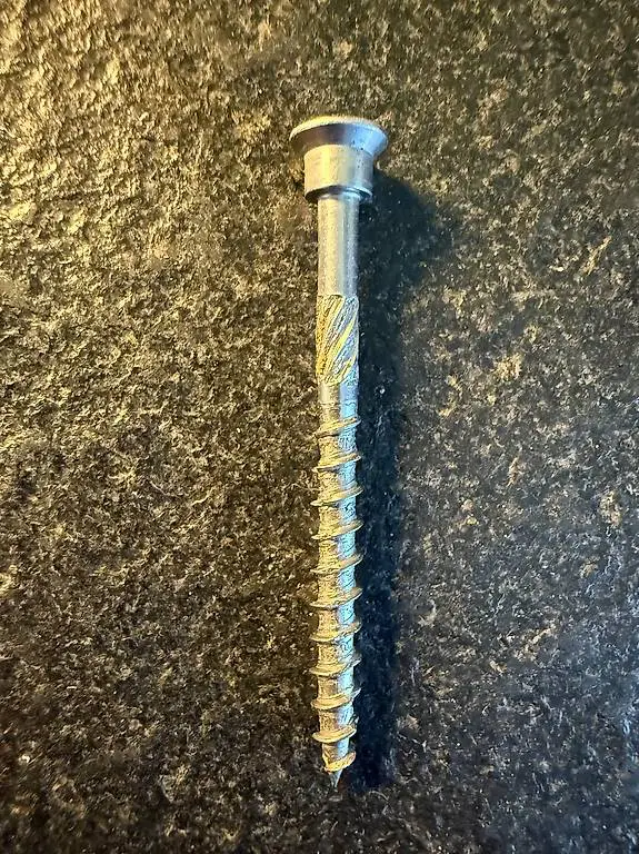 Zubehör Terassenbau, Edelstahlschrauben, Unterlagsgummis