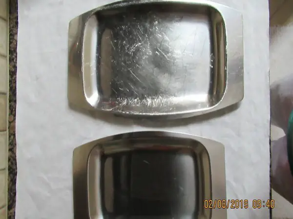  Chromstahlplatten, Anrichteplatten, Buffetplatten, Käseplatt